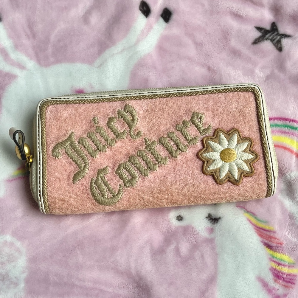 Vintage Pink and Green Juicy Couture wallet RARE
